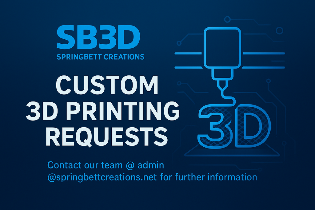 Custom 3D Printing Request