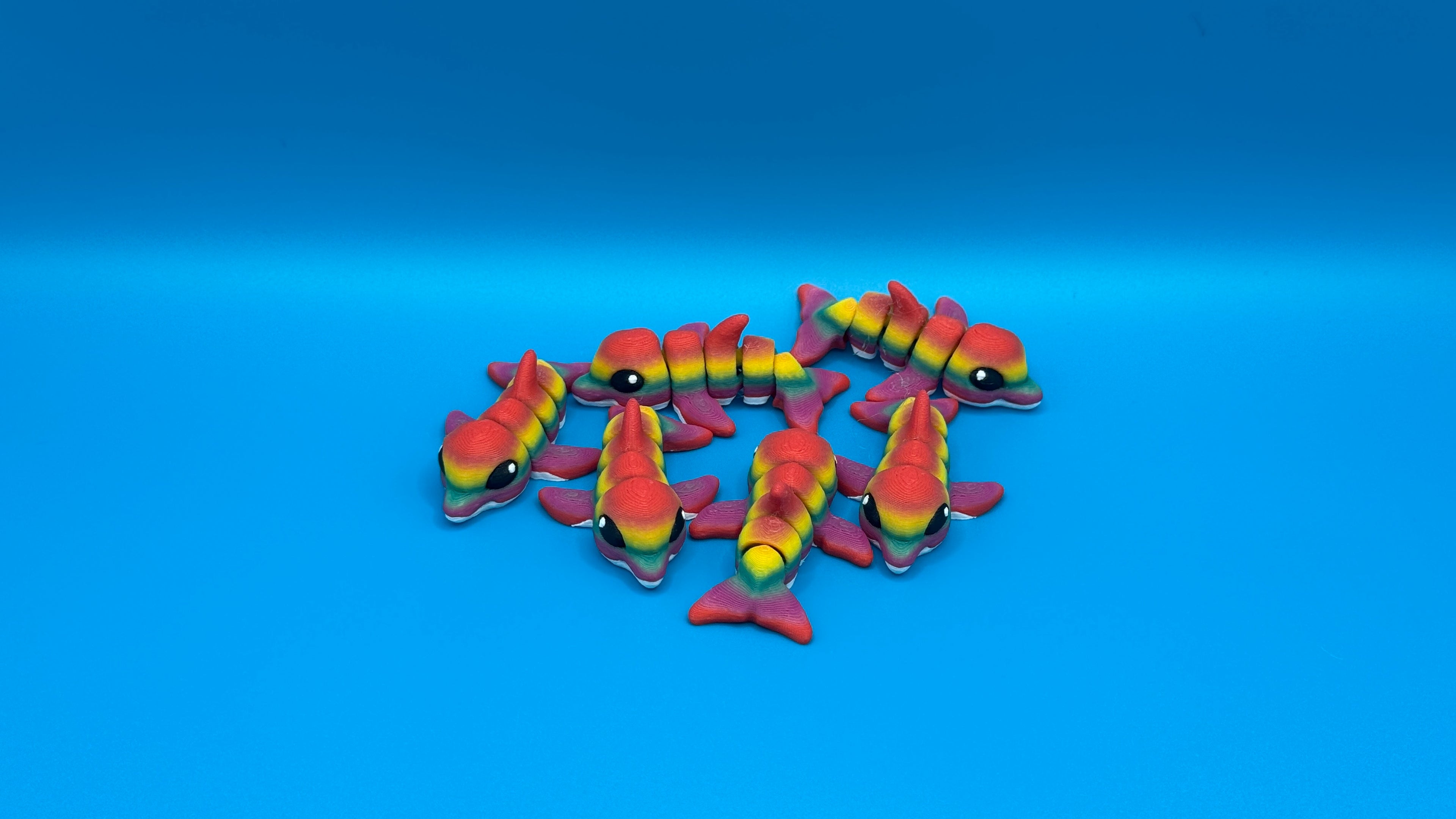 Mini Rainbow Dolphin